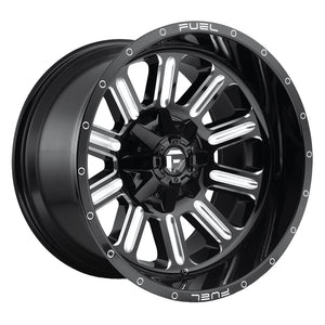 Fuel Offroad D620 HARDLINE Gloss Black Milled 15x8 -18 5x114.3|5x120.65mm 72.6mm