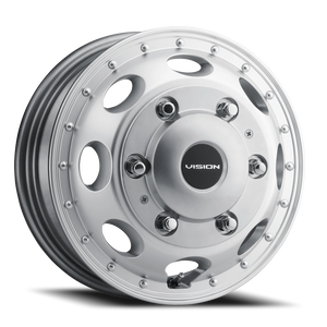 Vision Wheel 181Z Hyper Silver 16x5.5 +120 6x205mm 161.1mm - Wheelwiz