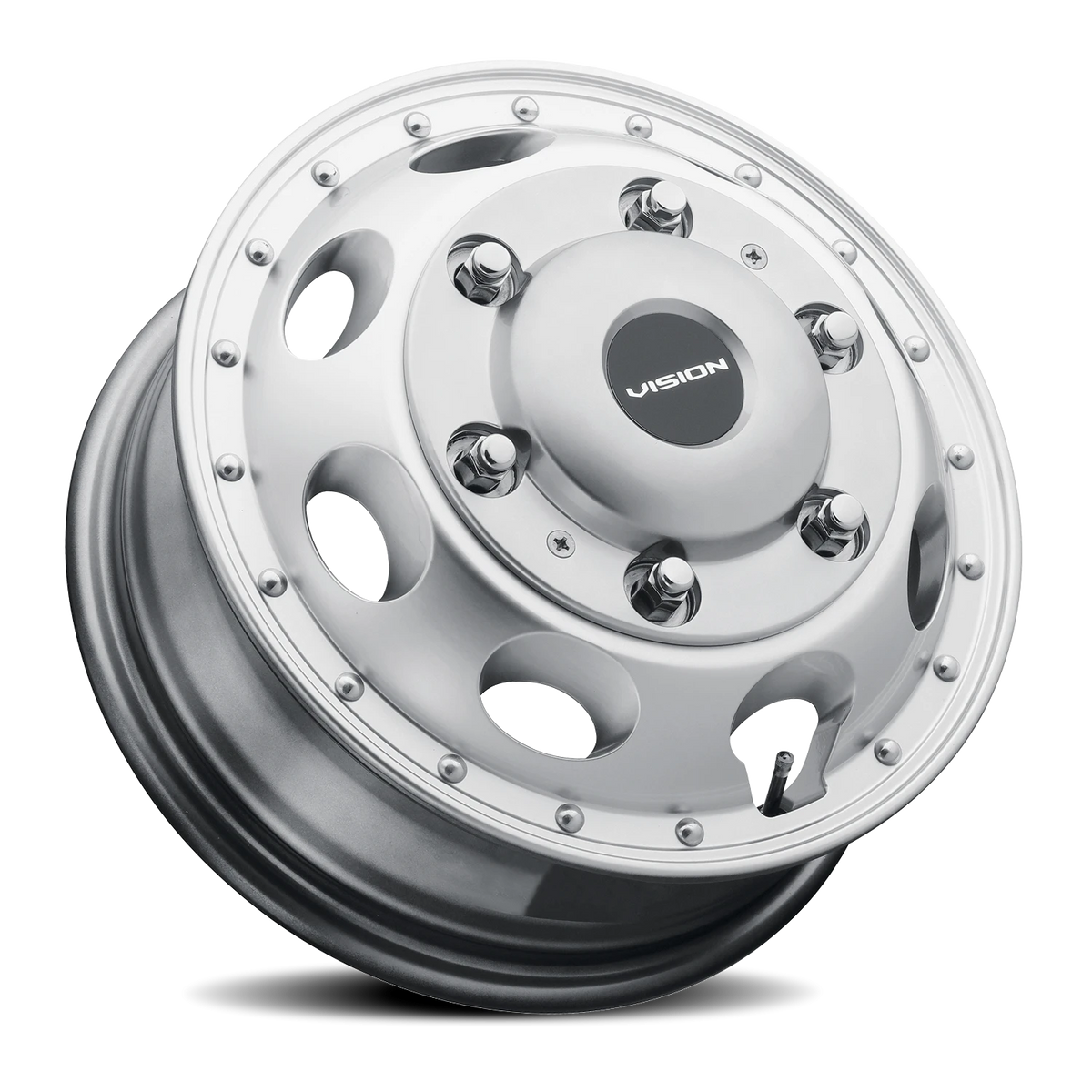 Vision Wheel 181Z Hyper Silver 16x5.5 +120 6x205mm 161.1mm - Wheelwiz