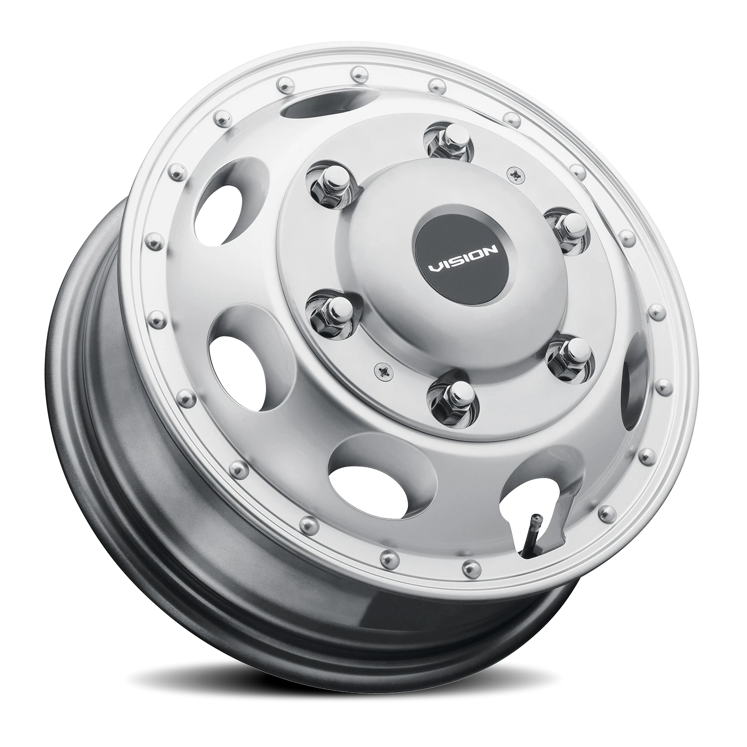 Vision Wheel 181Z Hyper Silver 16x5.5 +120 6x205mm 161.1mm - Wheelwiz