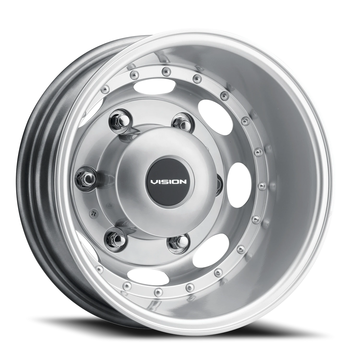 Vision Wheel 181Z Hyper Silver 16x5.5 -126 6x205mm 161.1mm - Wheelwiz