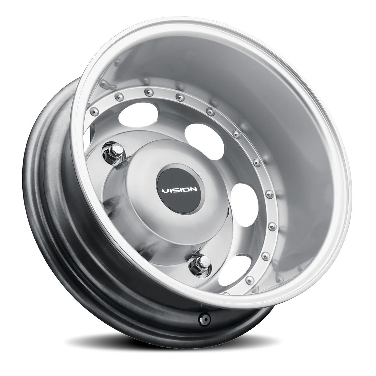 Vision Wheel 181Z Hyper Silver 16x5.5 -126 6x205mm 161.1mm - Wheelwiz