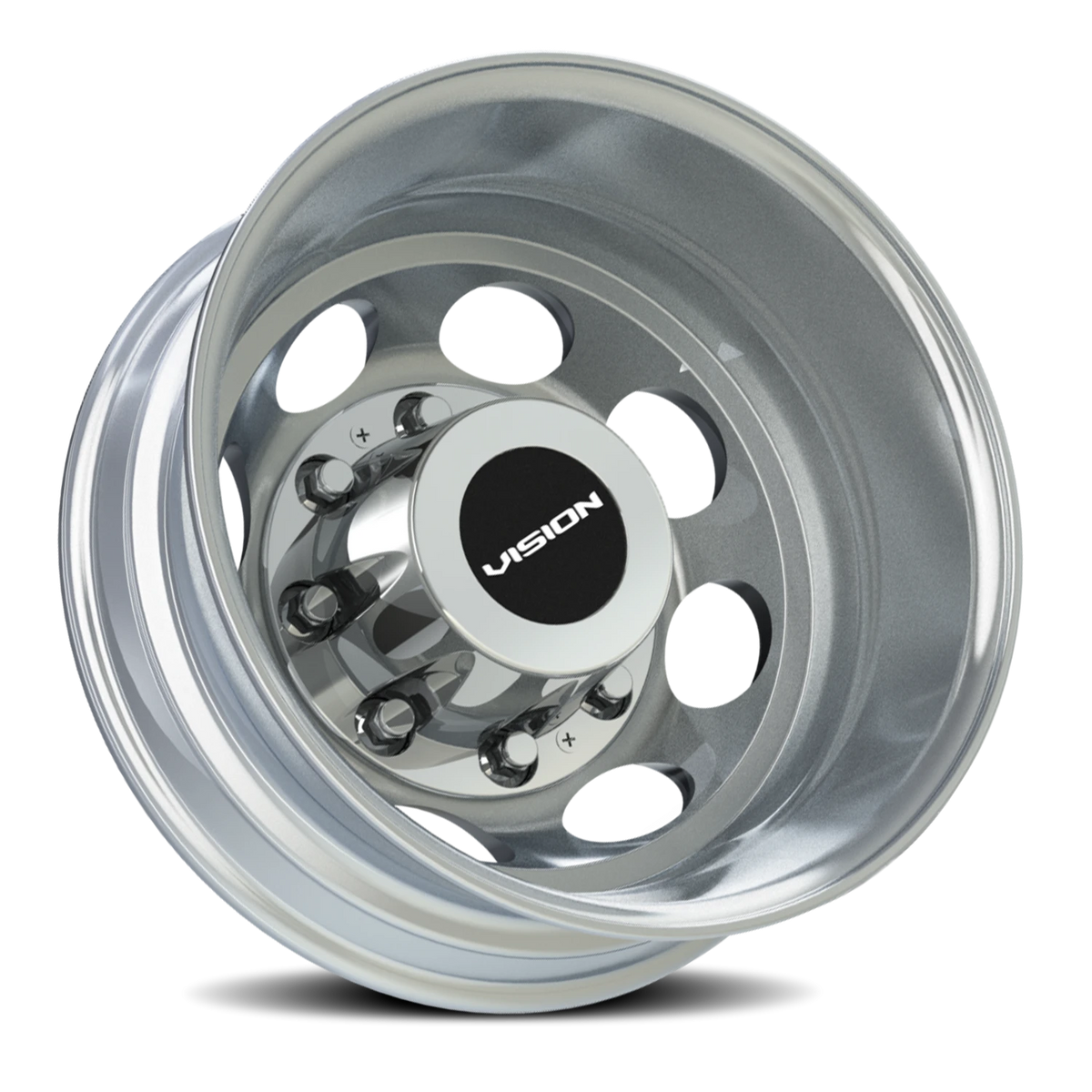 Vision Wheel 181Z Machined 19.5x6.75 -143 8x165.1mm 125.2mm - Wheelwiz