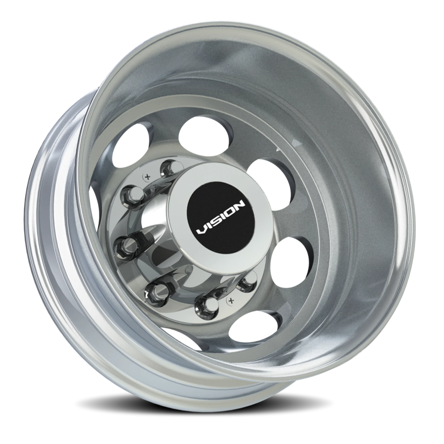 Vision Wheel 181Z Machined 19.5x6.75 -143 8x165.1mm 125.2mm - Wheelwiz