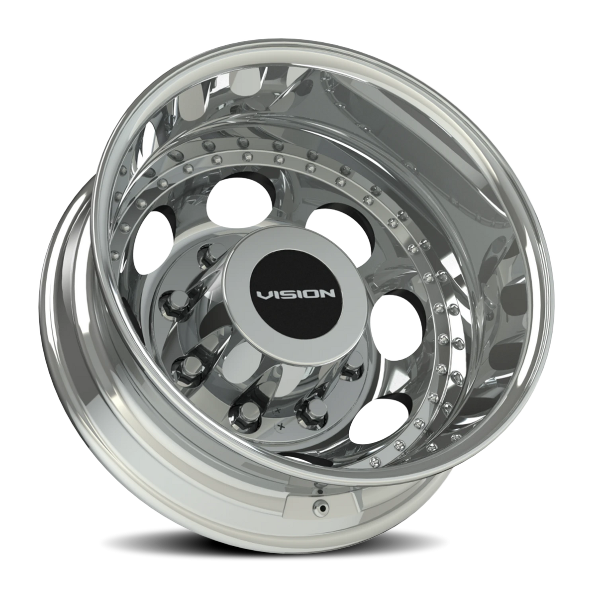 Vision Wheel 181Z Chrome 16x5.5 -126 6x205mm 161.1mm - Wheelwiz