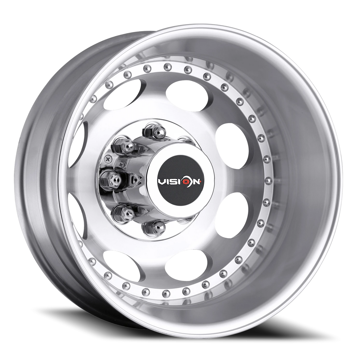Vision Wheel 181Z Machined 17x6.5 -143 8x165.1mm 125.2mm - Wheelwiz