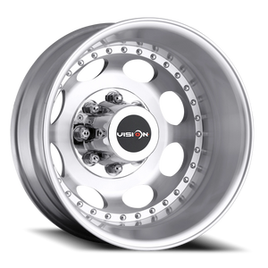 Vision Wheel 181Z Machined 17x6.5 -143 8x165.1mm 125.2mm - Wheelwiz