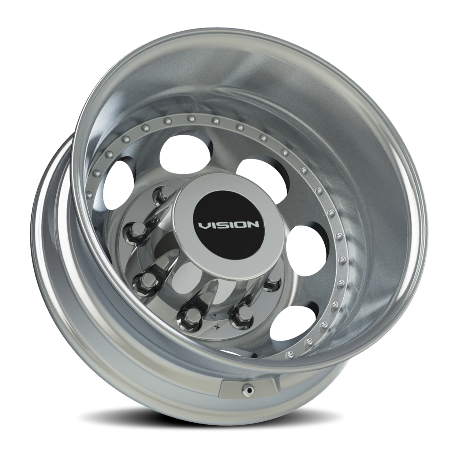 Vision Wheel 181Z Machined 17x6.5 -143 8x210mm 154.2mm - Wheelwiz