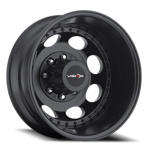 Vision Wheel 181Z Matte Black 17x6.5 -143 8x210mm 154.2mm - Wheelwiz