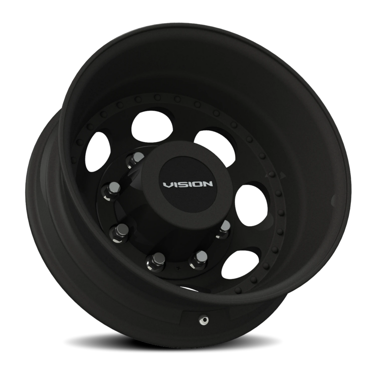 Vision Wheel 181Z Matte Black 17x6.5 -143 8x165.1mm 125.2mm - Wheelwiz