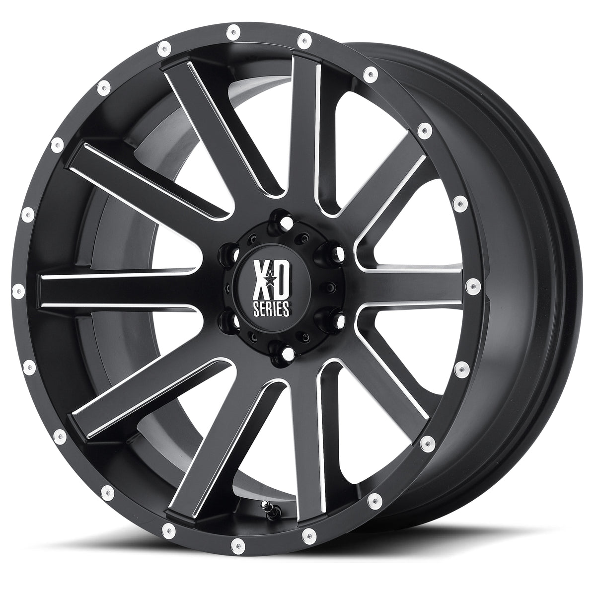 XD Series XD818 HEIST Satin Black 20x10 -24 5x150mm 110.1mm - Wheelwiz