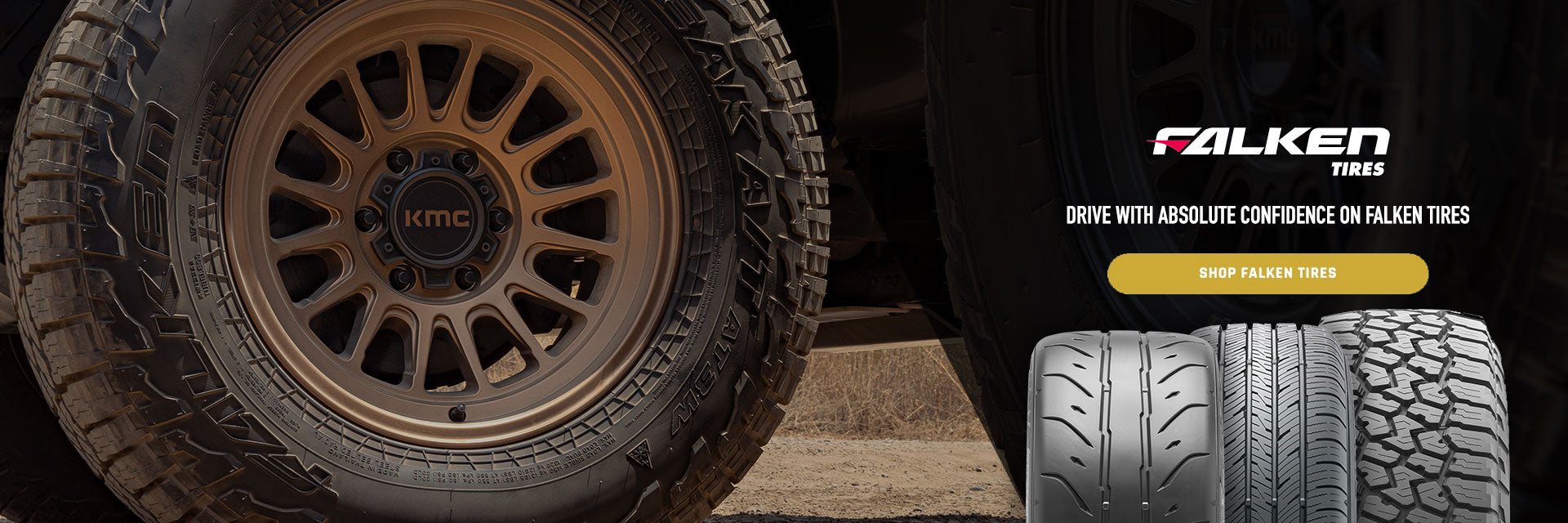 Drive with absolute confidence on Falken Tires