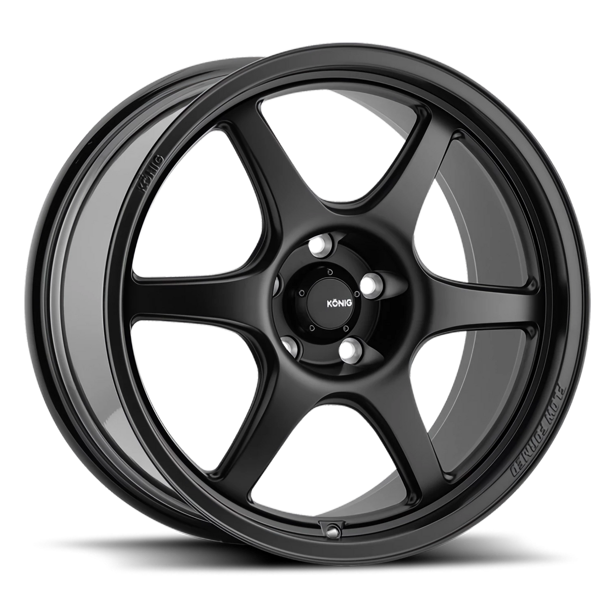 Konig Hexaform Matte Black 18x8.5 +40 5x100mm 73.1mm - Wheelwiz