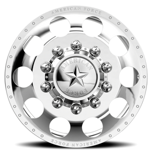 American Force 5 Holes DRW Polished 22x8.25 +169 8x165.1mm 122mm - Wheelwiz