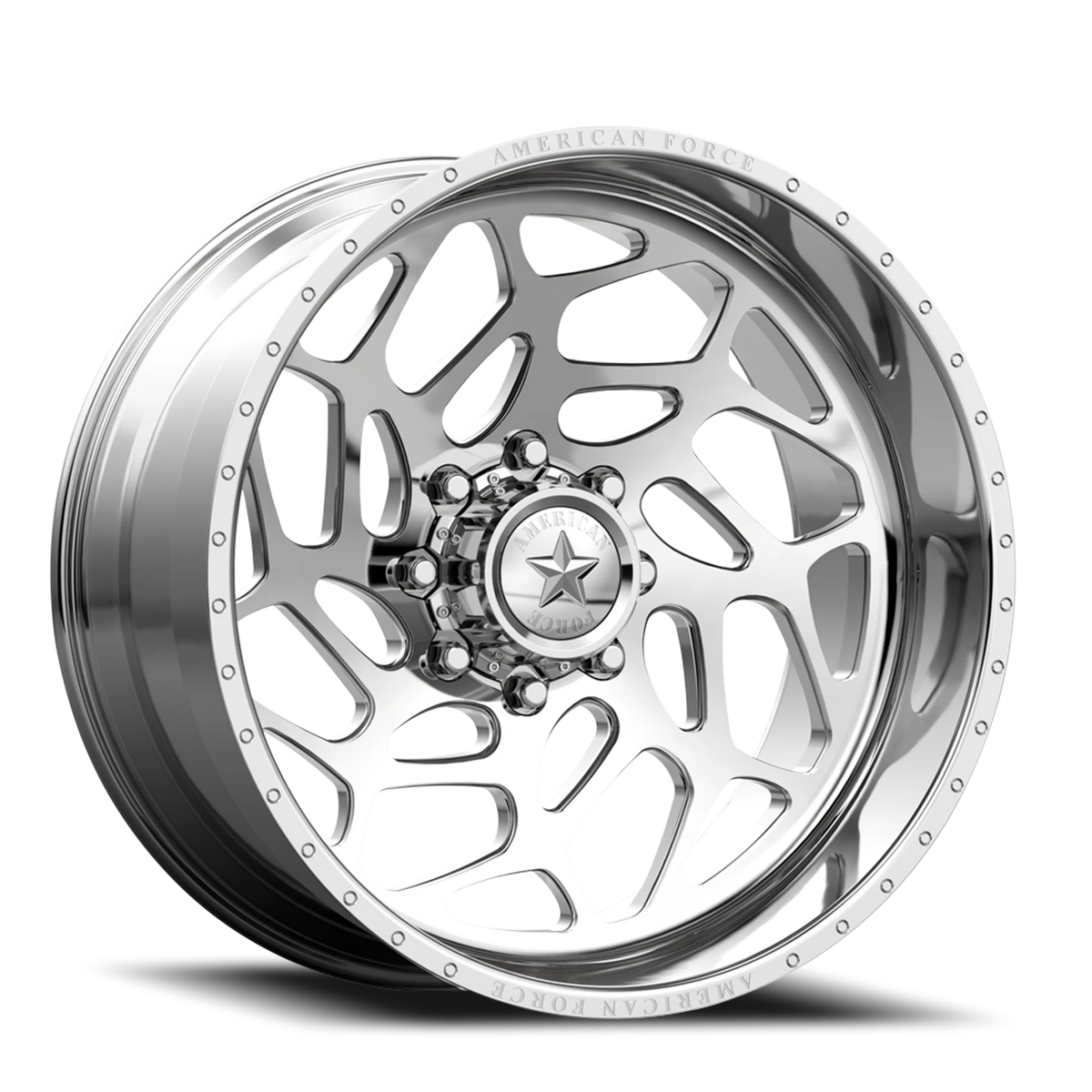 American Force CKH14 Hornet CC Polished 22x14 -90 5x135mm 87mm - Wheelwiz
