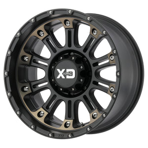 XD Series XD829 HOSS II Satin Black Machined Dark Tint 17x9 +18 8x170mm 125.1mm - Wheelwiz