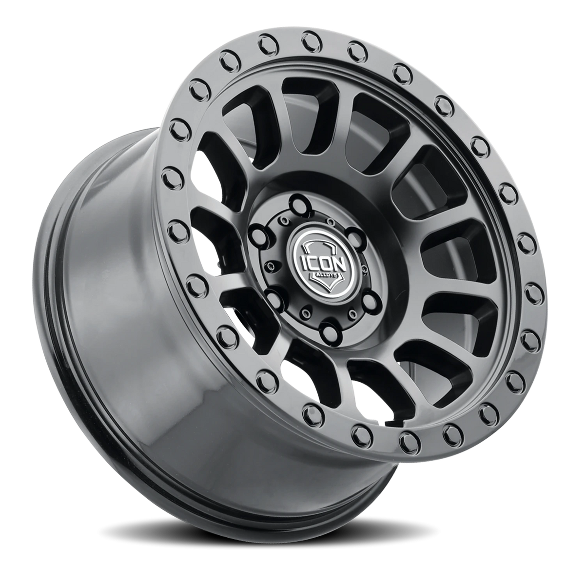 Icon Alloys Hulse Double Black 17x8.5 -6 5x127mm 71.5mm