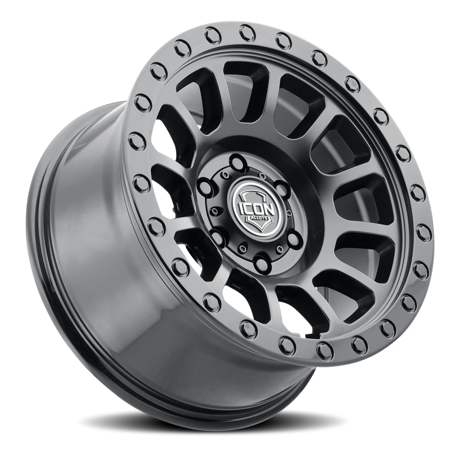 Icon Alloys Hulse Double Black 17x8.5 0 6x139.7mm 106.1mm