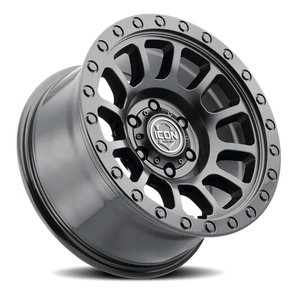 Icon Alloys Hulse Double Black 17x8.5 0 6x139.7mm 106.1mm