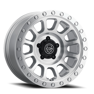 Icon Alloys Hulse Machined Silver 17x8.5 0 6x139.7mm 106.1mm