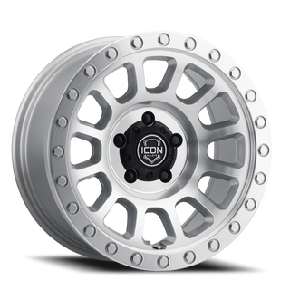 Icon Alloys Hulse Machined Silver 17x8.5 0 6x139.7mm 106.1mm