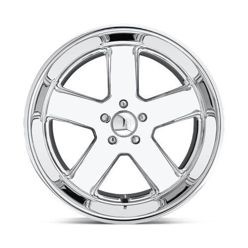 US MAG U116 HUSTLER Chrome Plated 20x9.5 +1 5x127mm 78.1mm - Wheelwiz