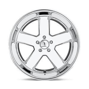 US MAG U116 HUSTLER Chrome Plated 20x9.5 +1 5x127mm 78.1mm - Wheelwiz