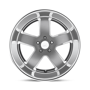 US MAG U118 HUSTLER Matte Gunmetal 22x11 +18 5x115mm 71.8mm - Wheelwiz