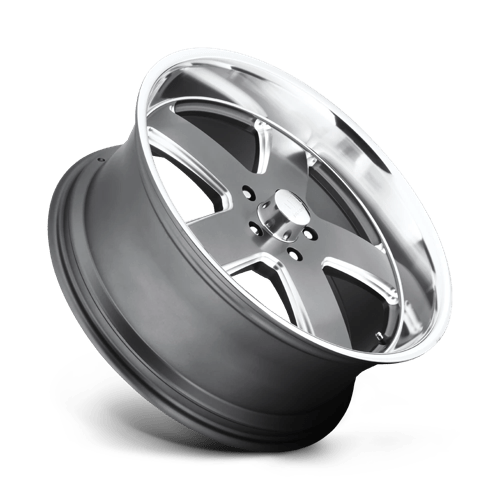 US MAG U118 HUSTLER Matte Gun Metal 20x8 +1 5x127mm 78.1mm - Wheelwiz