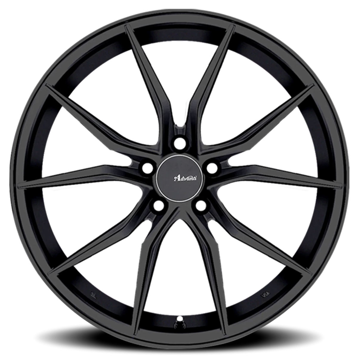 Advanti Hybris Gloss Black 18x8 +45 5x112mm 66.6mm - Wheelwiz