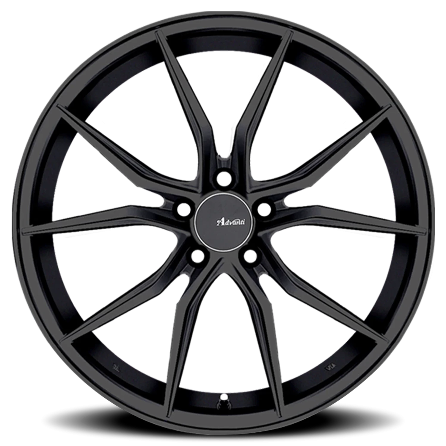 Advanti Hybris Gloss Black 18x8 +45 5x108mm 73.1mm - Wheelwiz