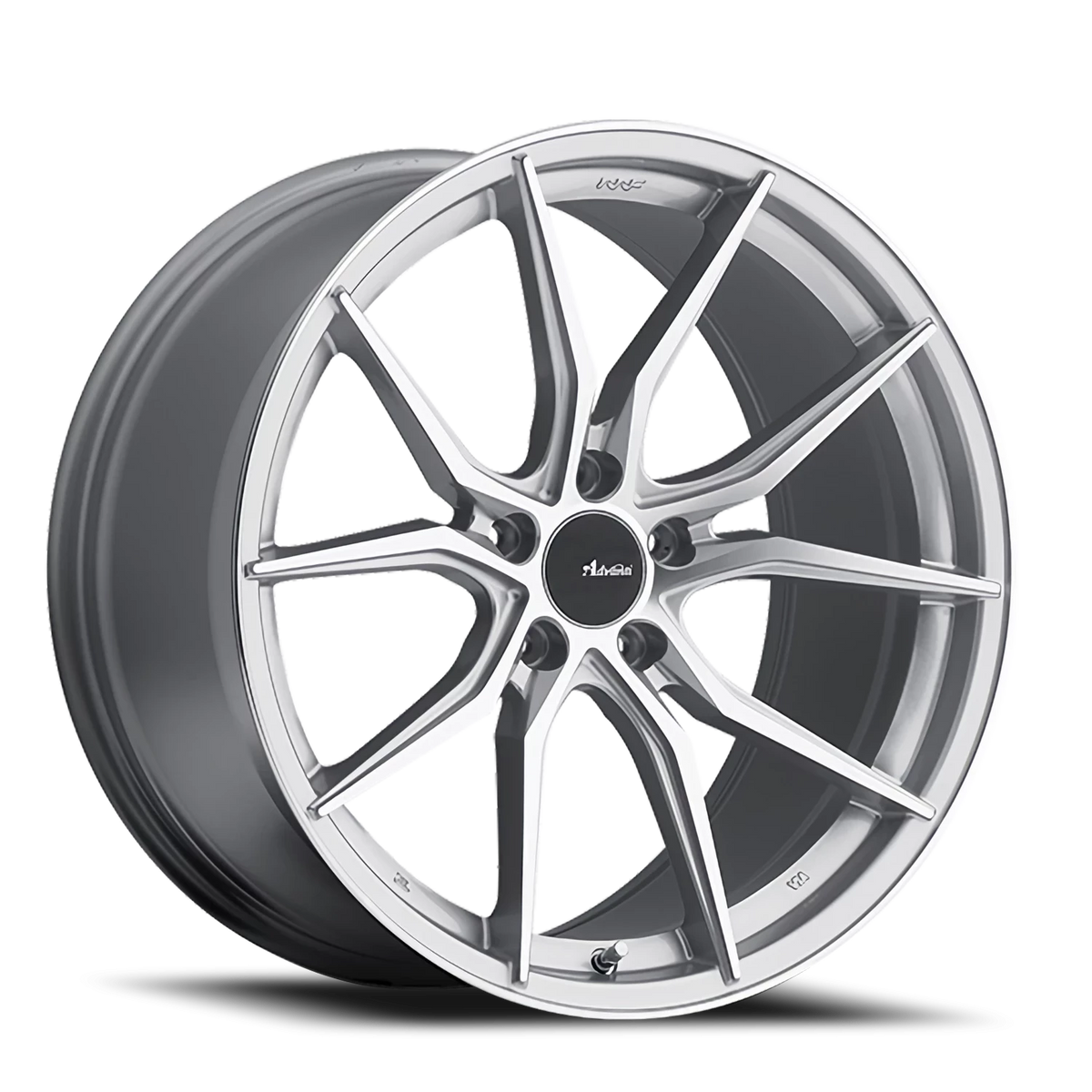 Advanti Hybris Silver W/ Machined Face 18x8 +35 5x115mm 73.1mm - Wheelwiz