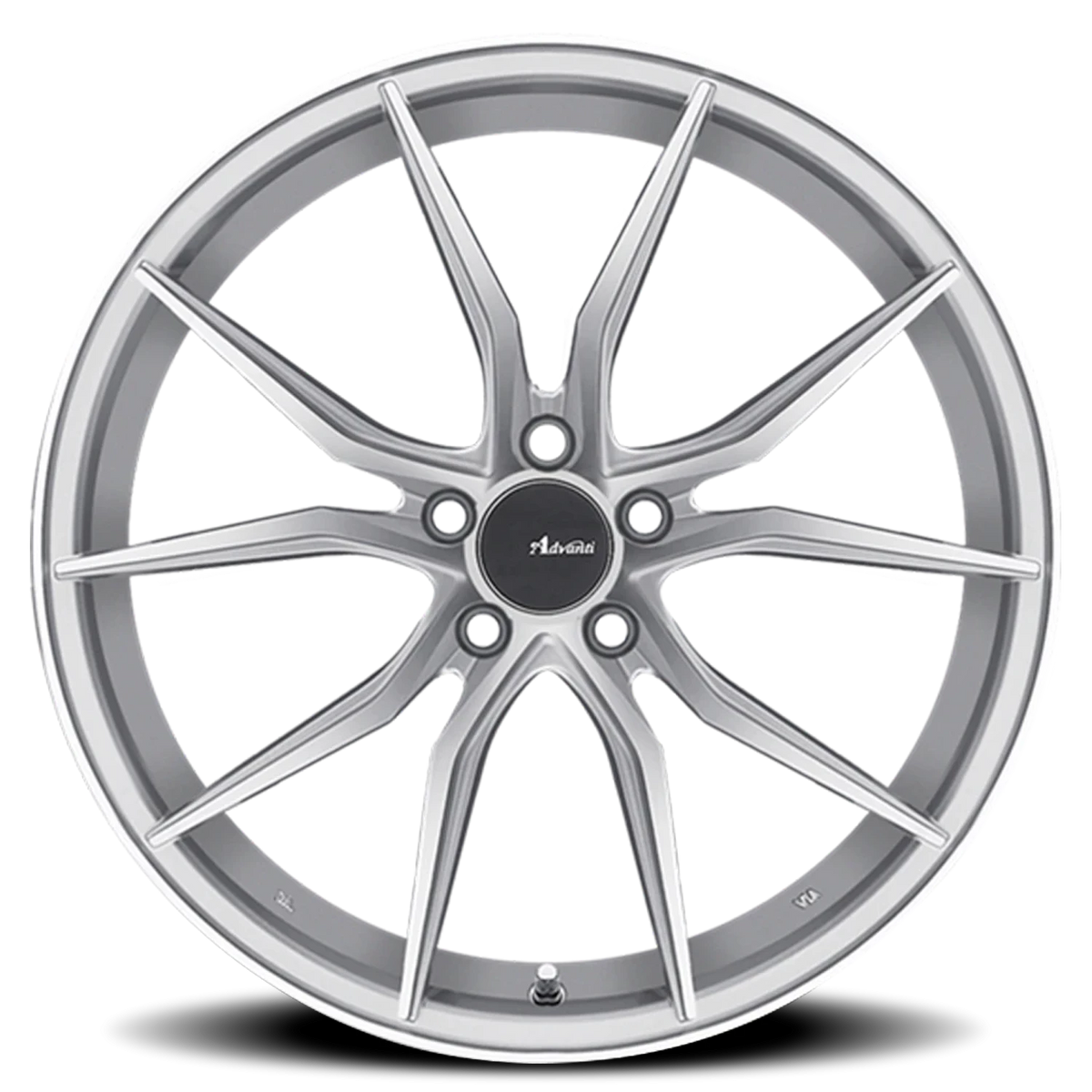 Advanti Hybris Silver W/ Machined Face 18x8 +45 5x108mm 73.1mm - Wheelwiz