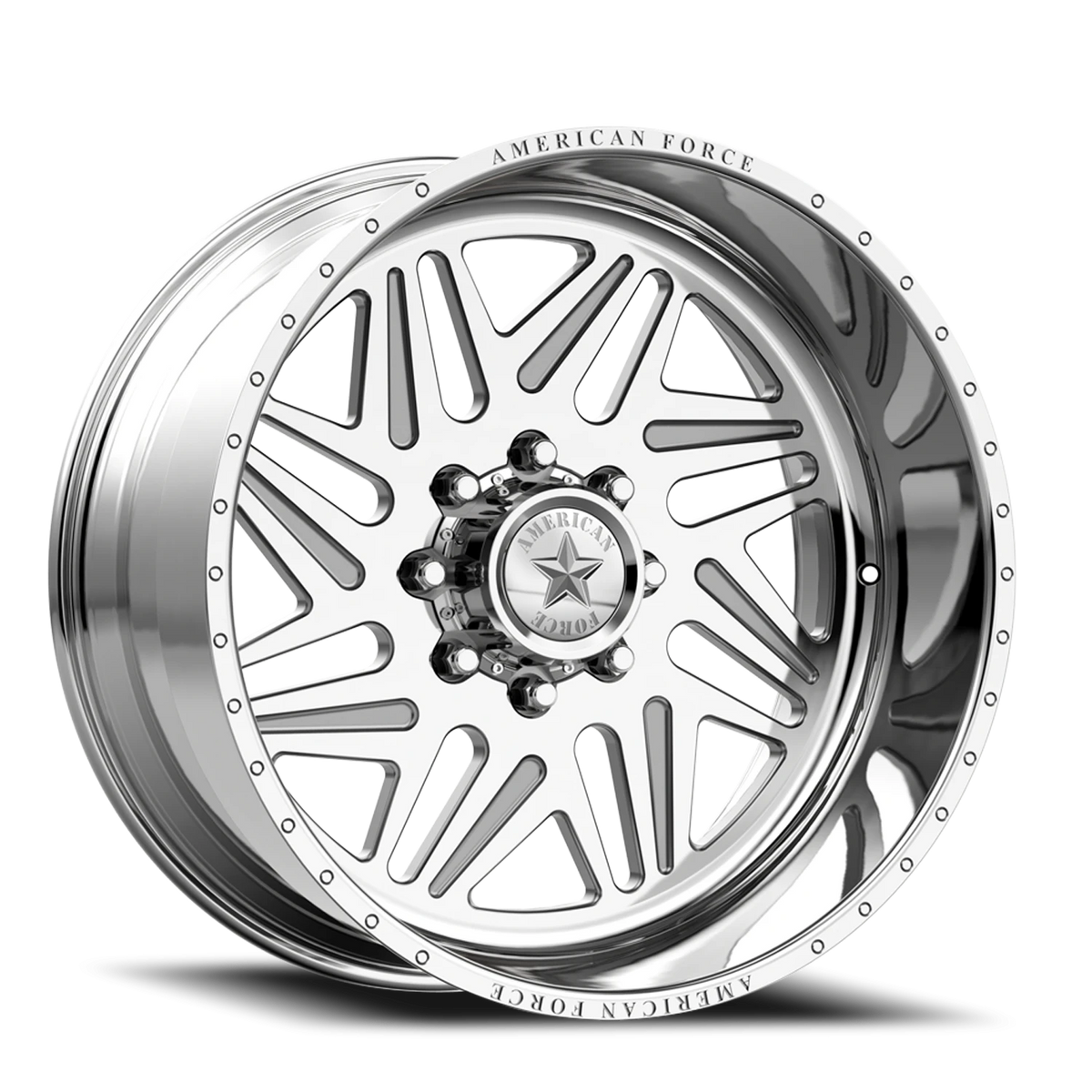 American Force N03 Hydra SS Polished 22x10 -25 5x150mm 110mm - Wheelwiz
