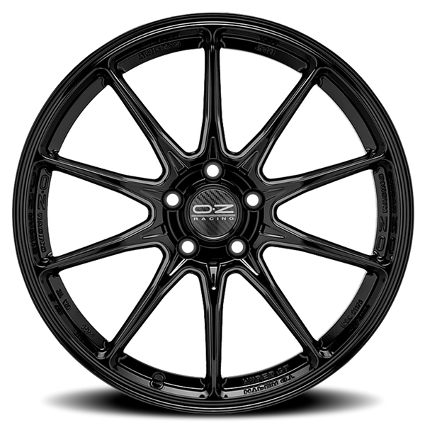 OZ Racing Hyper GT HLT Gloss Black 18x8 +45 5x120mm 79mm– Wheelwiz