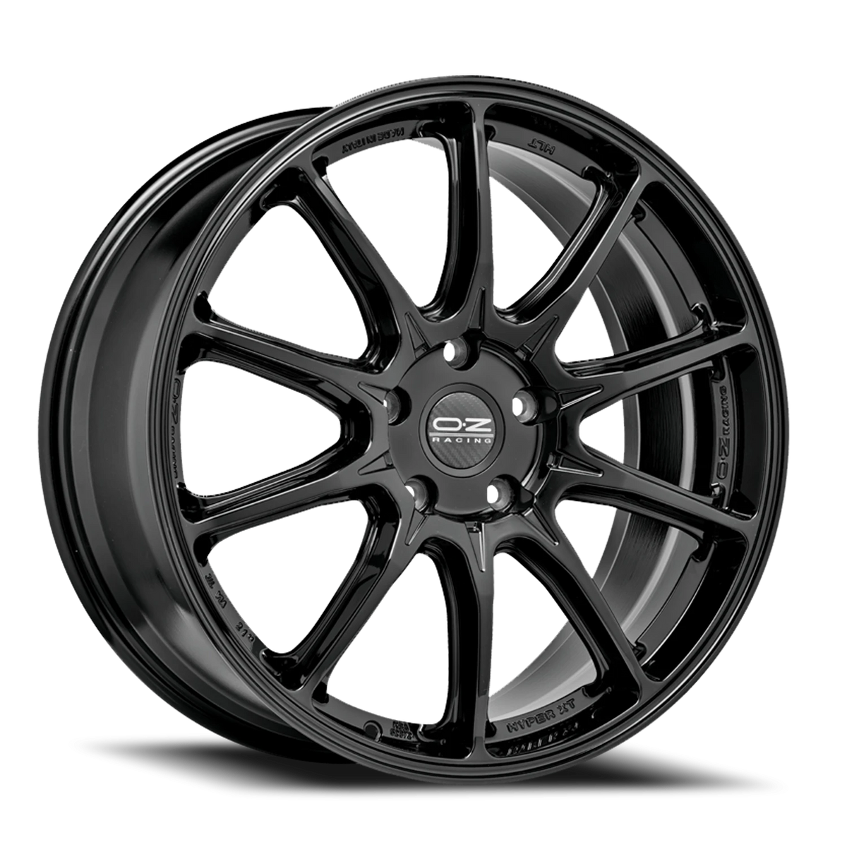 OZ Racing Hyper XT HLT Gloss Black 22x10.5 +53 5x114.3mm 67.04mm - Wheelwiz