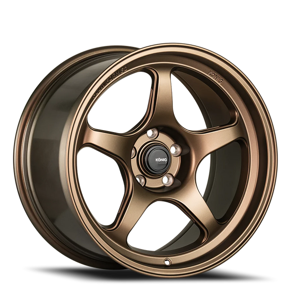 King＆Prince Konig Hyperspec Matte Bronze 18x8.5 +43 5x114.3mm 73.1mm– Wheelwiz