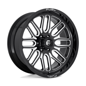 Fuel Offroad D662 IGNITE Gloss Black Milled 20x10 -18 6x139.7mm 106.1mm - WheelWiz