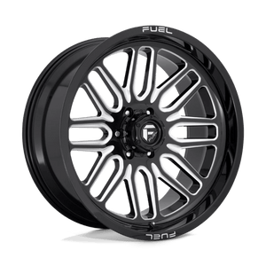 Fuel Offroad D662 IGNITE Gloss Black Milled 20x10 -18 6x139.7mm 106.1mm - WheelWiz