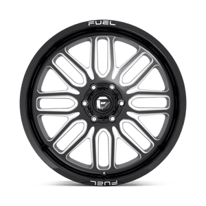 Fuel Offroad D662 IGNITE Gloss Black Milled 20x10 -18 6x139.7mm 106.1mm - WheelWiz