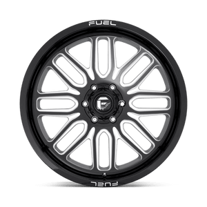 Fuel Offroad D662 IGNITE Gloss Black Milled 20x10 -18 8x180mm 124.2mm - Wheelwiz