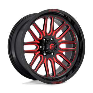 Fuel Offroad D663 IGNITE Gloss Black Red Tinted Clear 20x9 +19 6x135mm 87.1mm - Wheelwiz