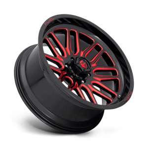 Fuel Offroad D663 IGNITE Gloss Black Red Tinted Clear 20x9 +19 6x139.7mm 106.1mm - Wheelwiz