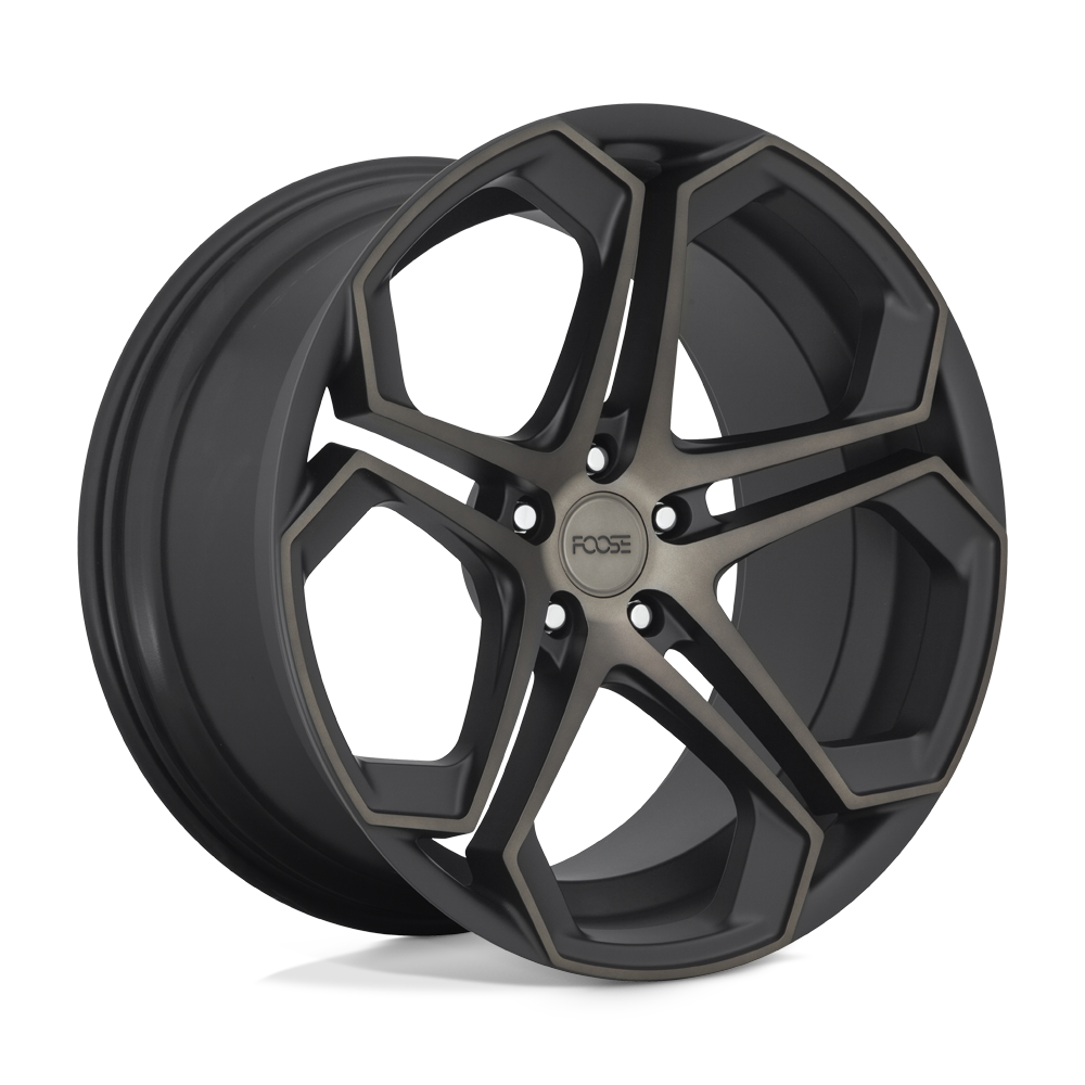 Foose F168 IMPALA Matte Machined Double Dark Tint 20x9 +38 5x108mm 72.6mm - WheelWiz