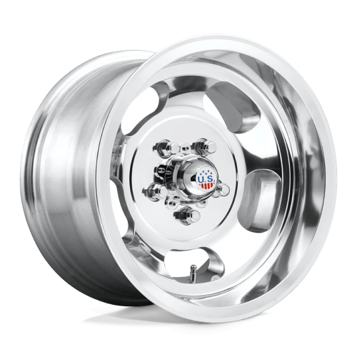 US MAG U101 INDY High Luster Polished 15x9 +1 5x120.65mm 72.6mm - Wheelwiz