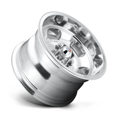 US MAG U101 INDY High Luster Polished 15x9 +1 5x120.65mm 72.6mm - Wheelwiz
