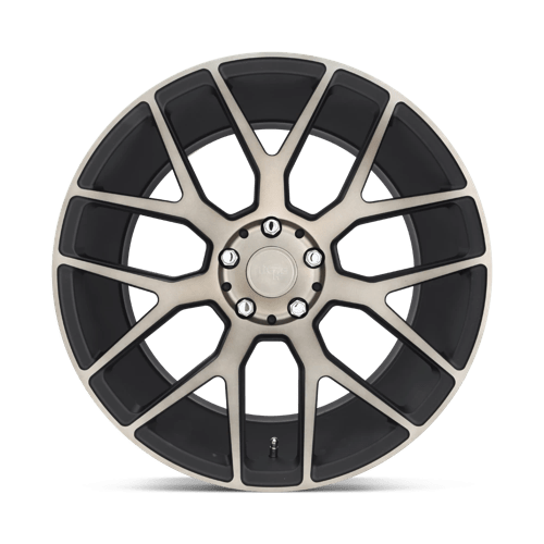 Niche M159 INTAKE Matte Black Machined Ring 20x10 +50 5x112mm 66.5mm