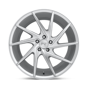 Niche M162 INVERT Gloss Silver Machined 20x9 +35 5x114.3mm 72.6mm - Wheelwiz