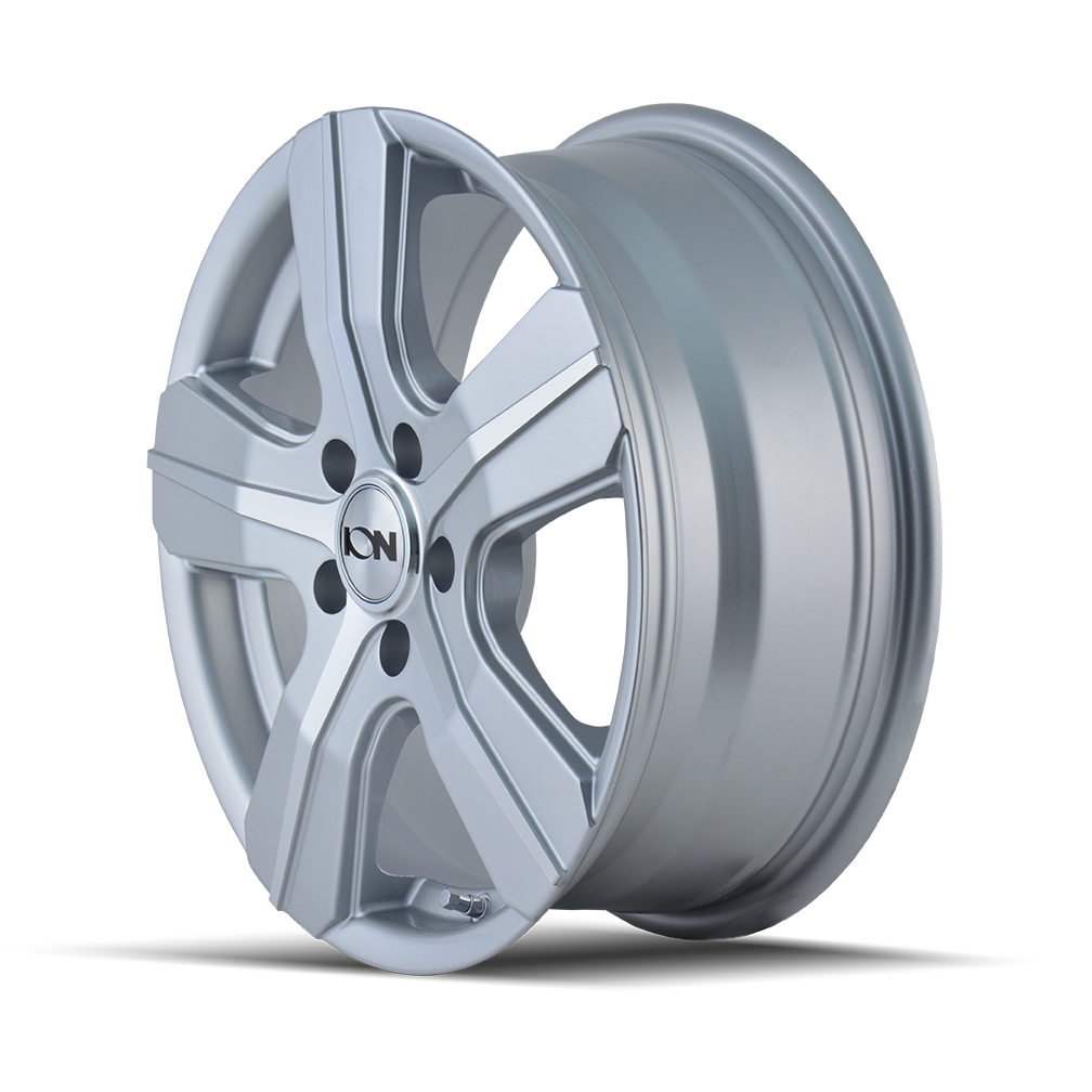 ION 101 Gloss silver machined 16x7 +55 5x160mm 65.1mm - WheelWiz