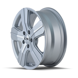 ION 101 Gloss silver machined 16x7 +55 5x160mm 65.1mm - WheelWiz